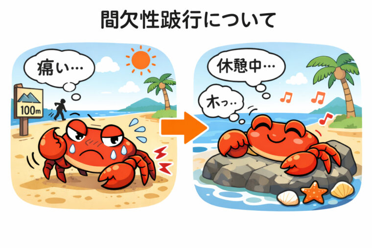 間欠性跛行について