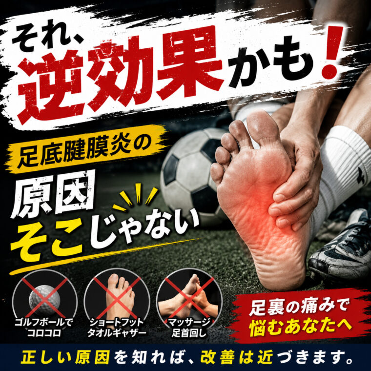 「足底腱膜の痛み」のハナシ