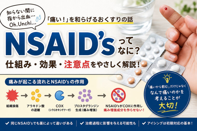 痛み止め「NSAID’s」のお話